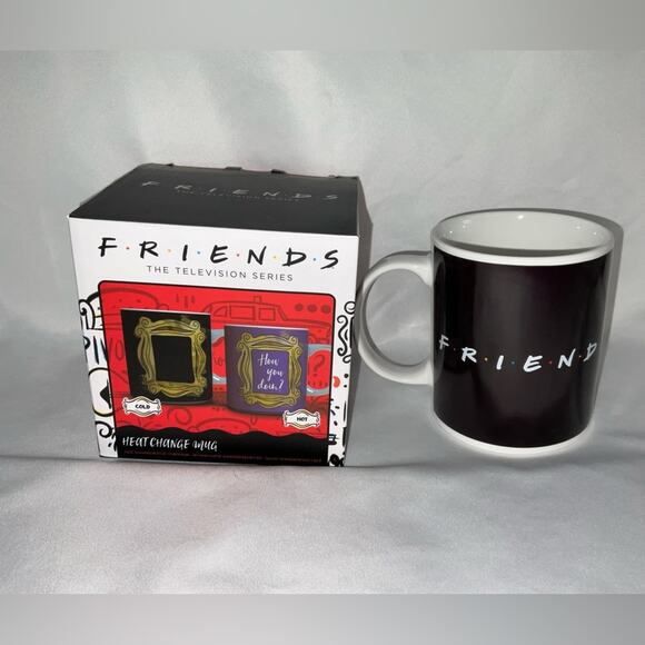 NEW NIB FRIENDS SHOW HEAT COLOR CHANGING HOW YA DOIN COFFEE TEA MUG CUP - Picture 6 of 11